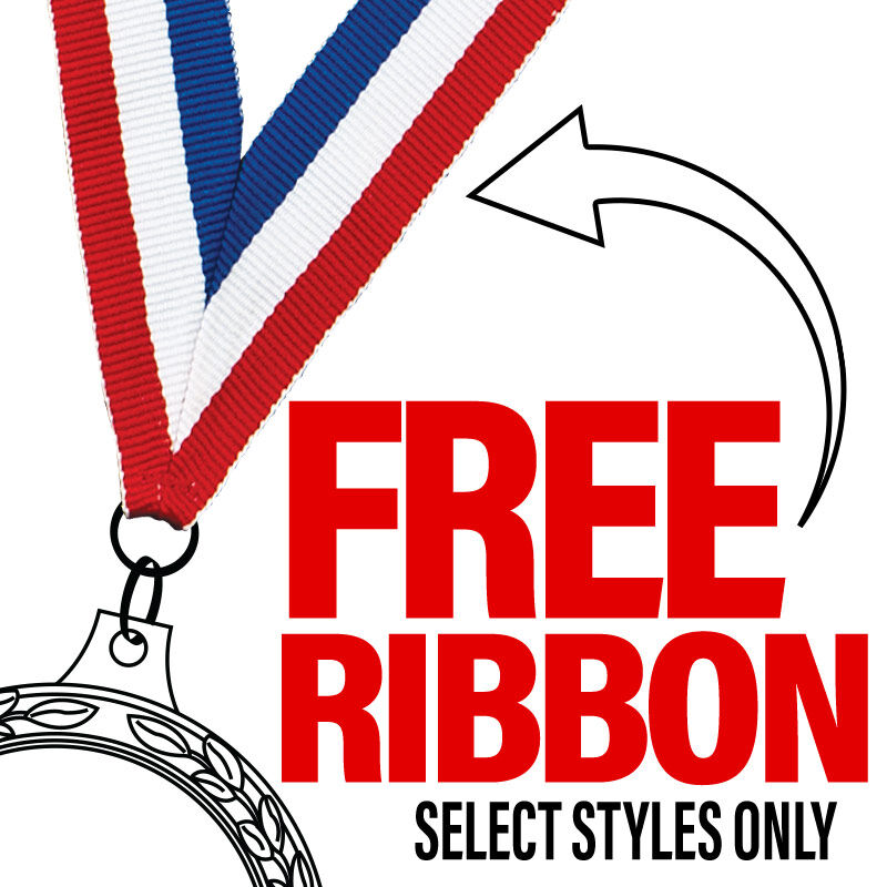Red White Blue Ribbon Express Medals 2nd Place Spelling Bee Award - 3 ...