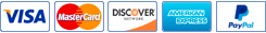 Crown accepts Visa, Master Card, Discover, and American Express