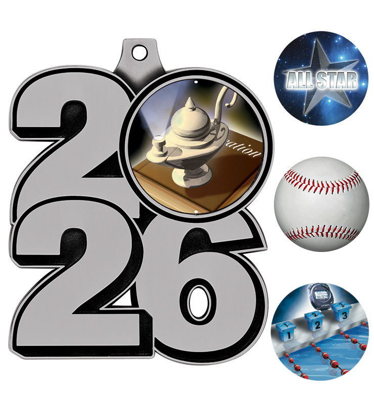 2 1/4" 2026 Insert Medals