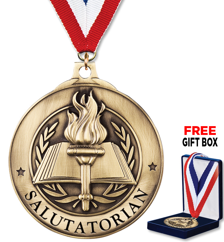 3" Salutatorian Medal