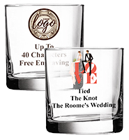 Color Printed Double Old Fashioned Glass 10 1/2oz