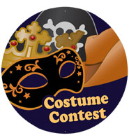 2" Halloween Costume Contest Sticker