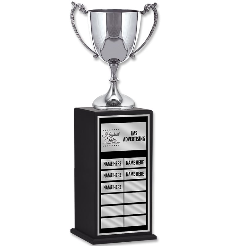 24 3/4" Silver Virtue Perpetual Trophy