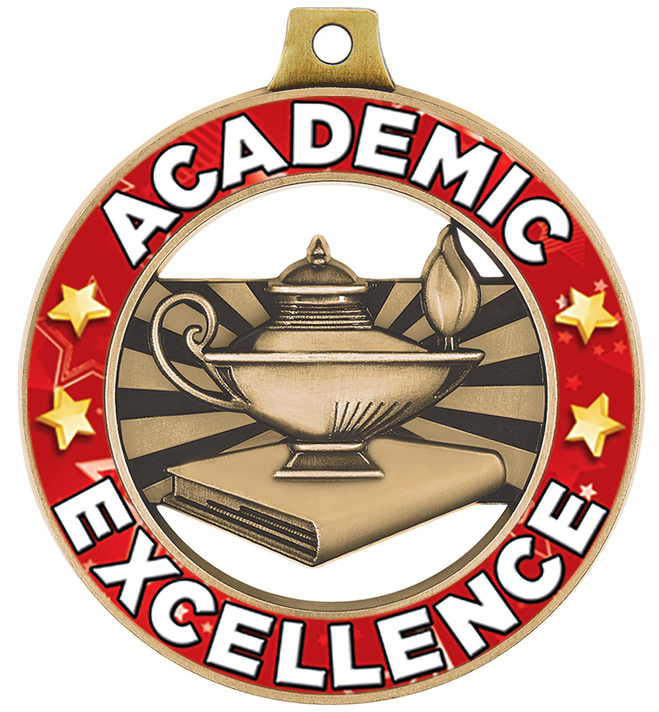 2" Academic Excellence Rimz Medal