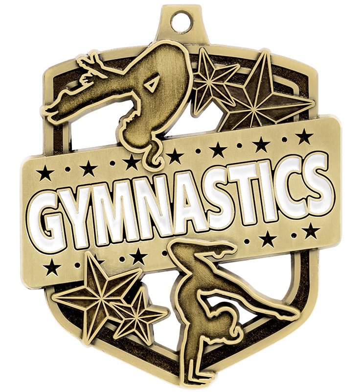 2 1/4" Admiral Gymnastics Medal