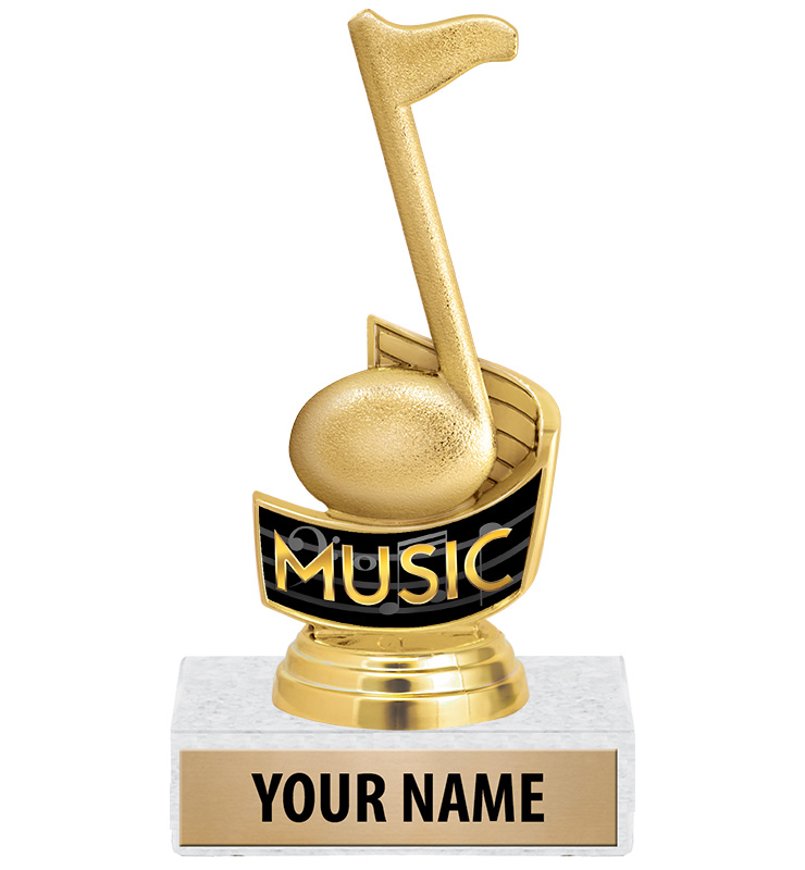 Music Note Music Insert Trophy