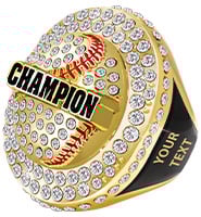Baseball Mega Engravable Ring