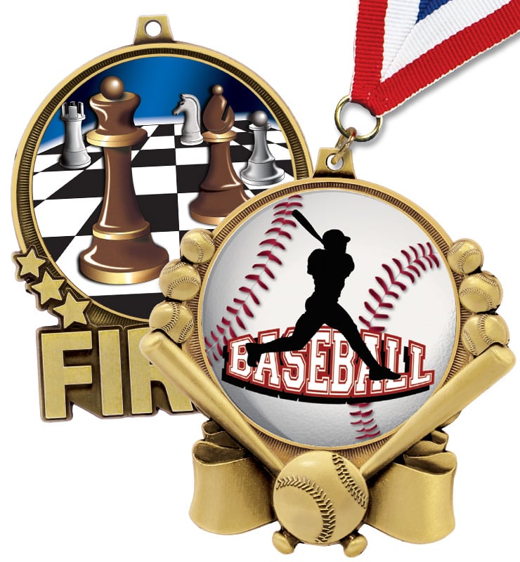 3" Double Action 2.0 Medals