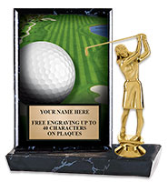 Golf Stadium Sport Plaques