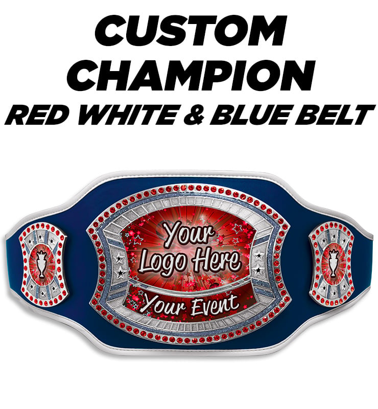 Custom Champion Red White Blue Belt