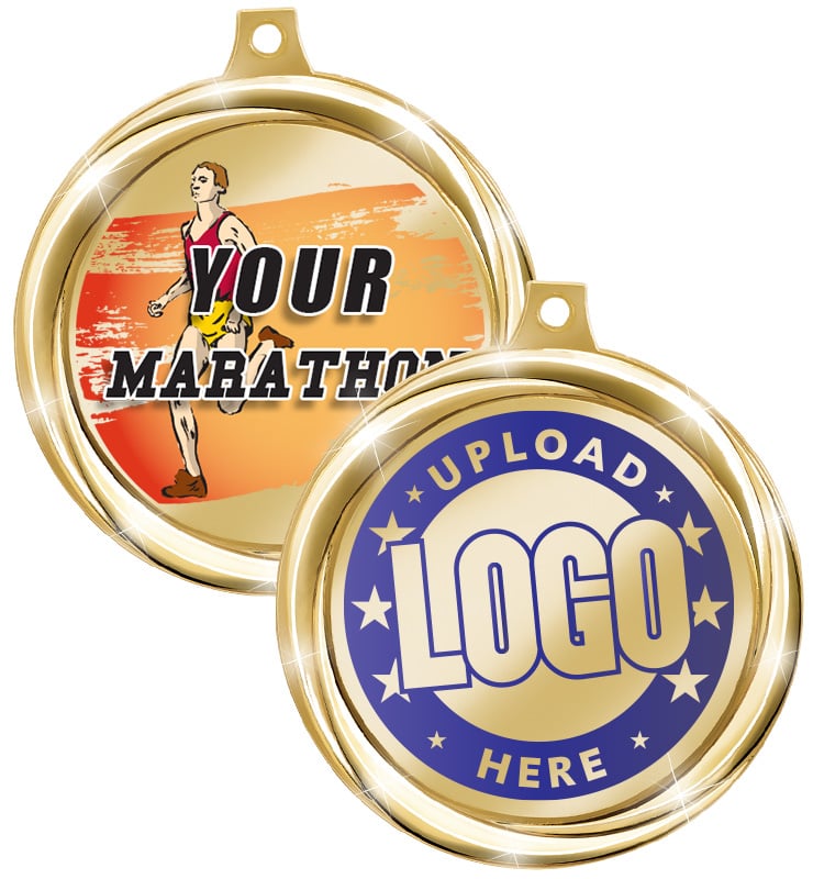 2 1/2" Custom Deluxe Printz Medals
