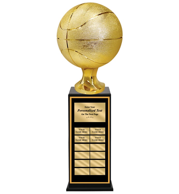 27 1/2" Regulation Size Basketball Perpetual Trophy
