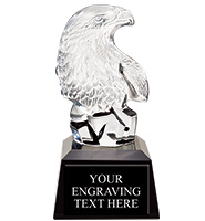 Bald Eagle Jewel Crystal Award