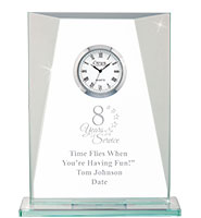 Emerald Southport Crystal Clock