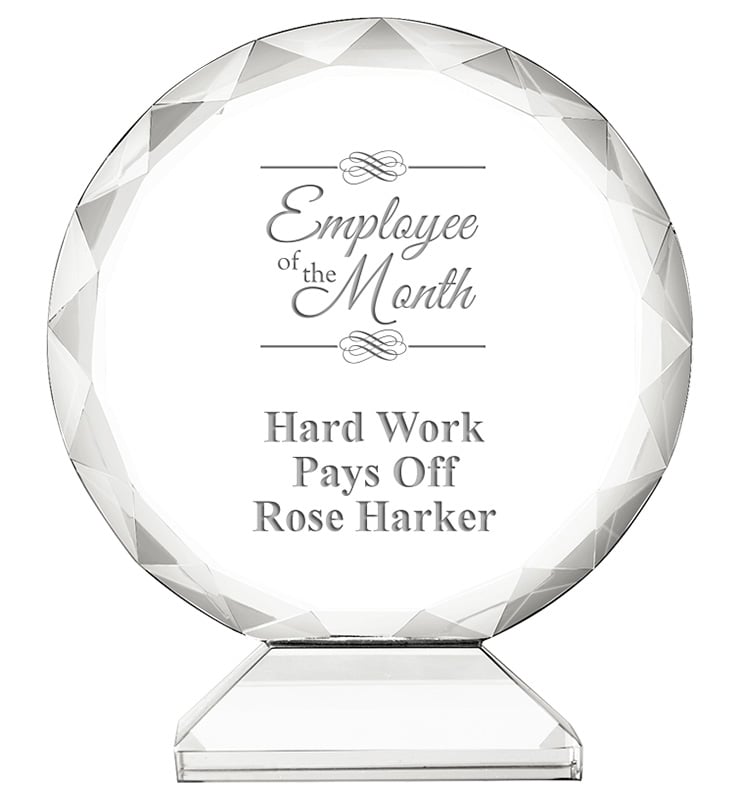 Crystal Orbit Paperweight