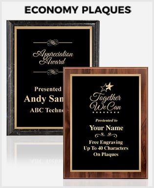 Economy Plaques