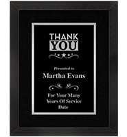 Classic Frame Plaque With Silver