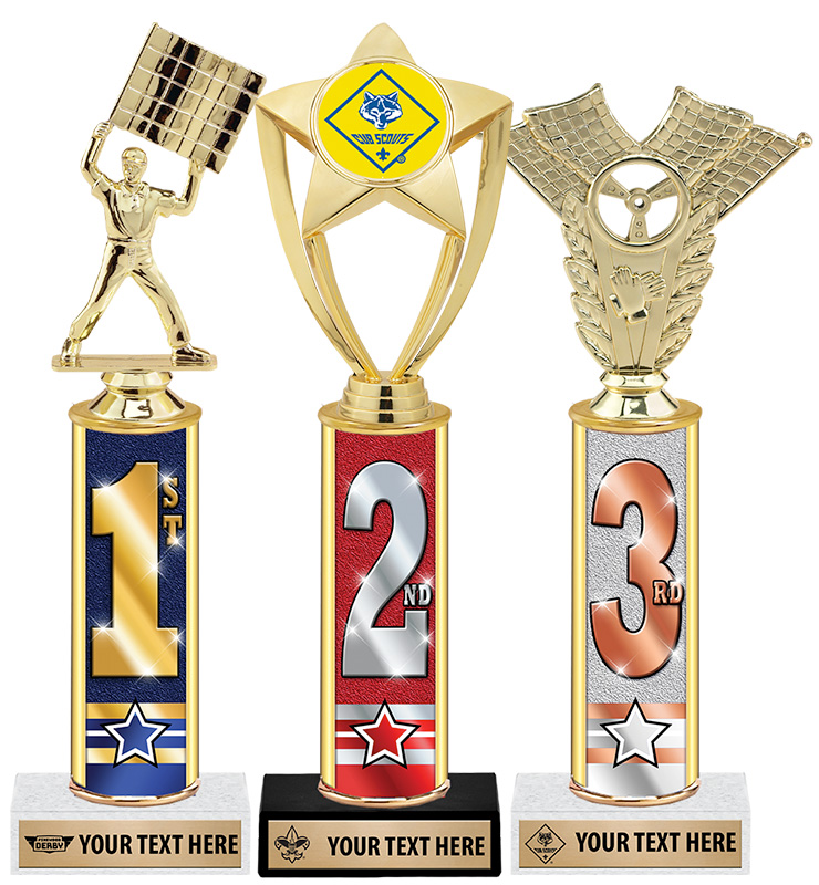 Ultimate 1st, 2nd, 3rd Place Scouts&trade; Trophies