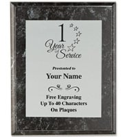 Metallix Logo Plaque With Silver Plate