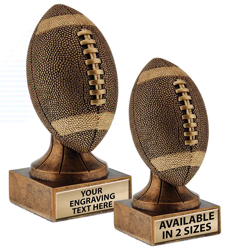 Rustic Football Sport Sculptures