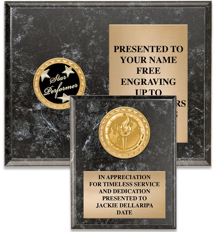 Black Insert Plaques