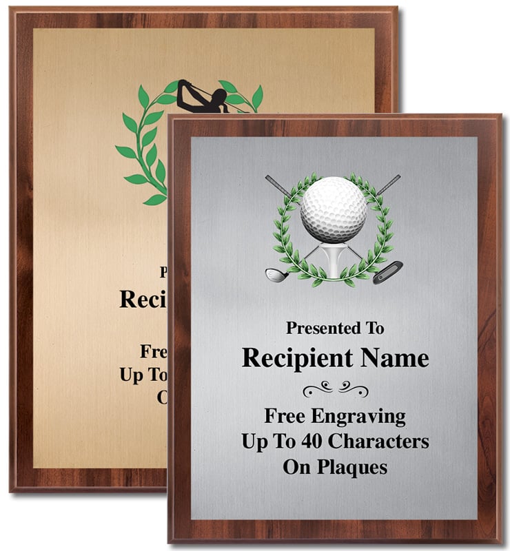 Color Golf Plaques