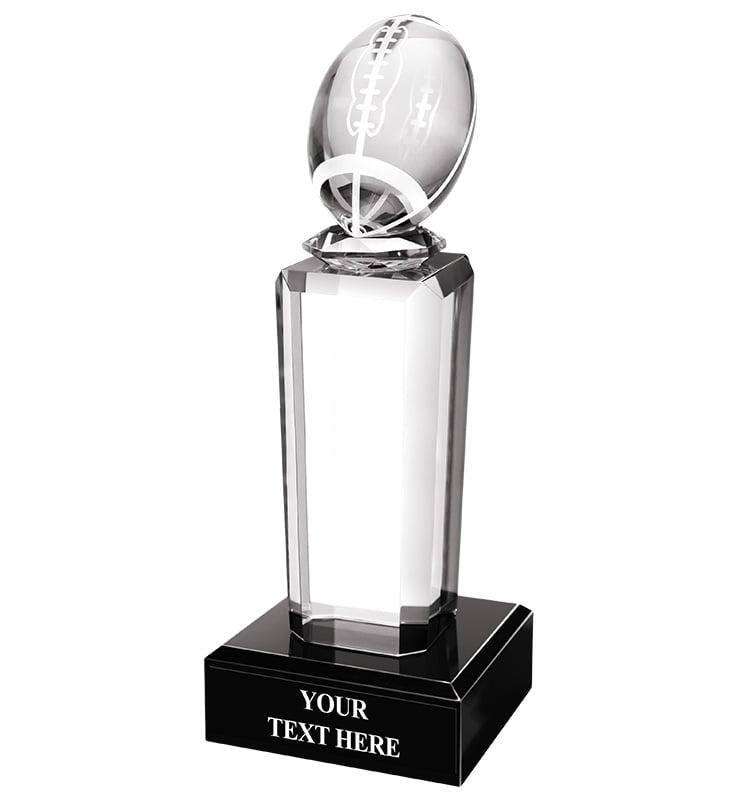 Onyx Pedestal Football Awards