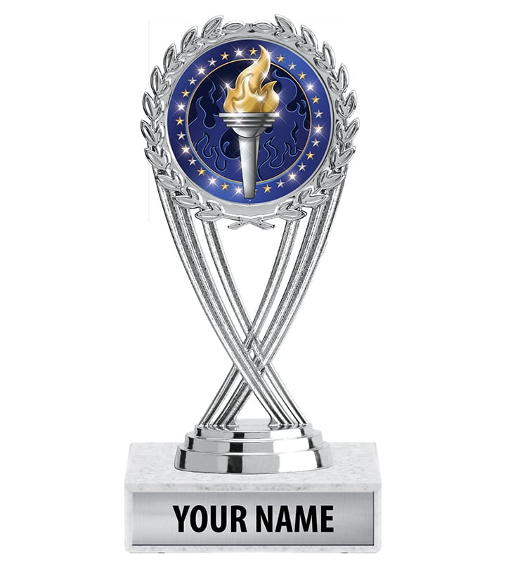 Silver Olympia Insert Trophy