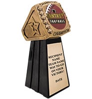 Champion Ring Fantasy Football Sculpture