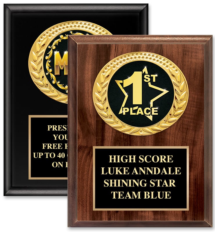 Famous Insert Plaque