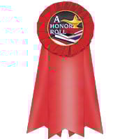 Jumbo Red Rosette Ribbon