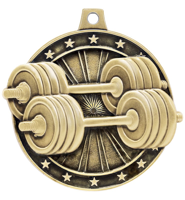 2" Weightlifting Medals
