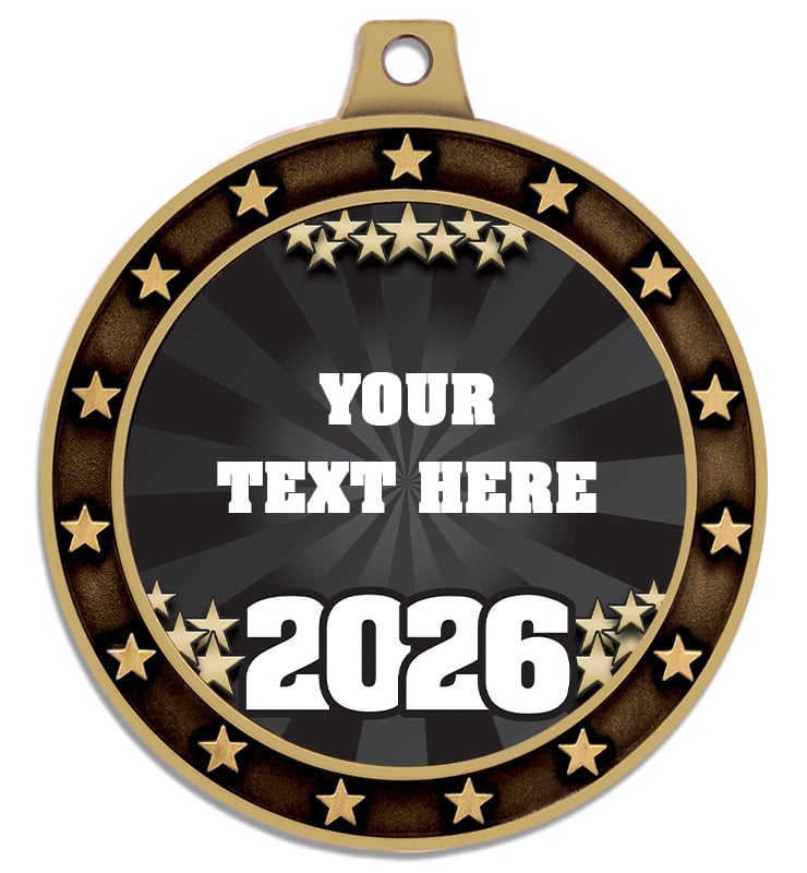 2 1/2" Custom Text 2026 Medals