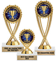 Gold Olympia Insert Trophies