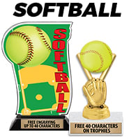 Crown Awards Softball Trophies with Custom Engraving 7.25 Personalized Girls Softball Champion Trophy On Deluxe Round Base 