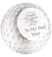 Golf Ball Crystal Paperweight