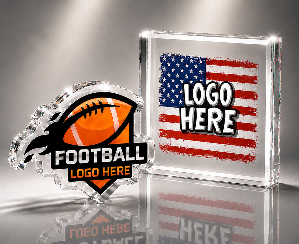 1 1/2" Custom Cut Acrylic Pin