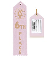 6th Place Award Ribbon