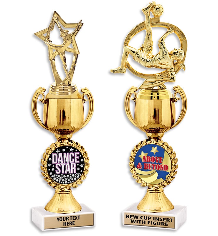 Gold Chaplet Cup Riser Trophy