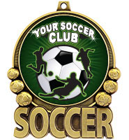 3" Soccer Double Action 2.0 Medals