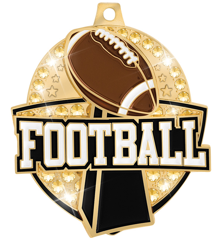 2 1/4" Royal Football Medals