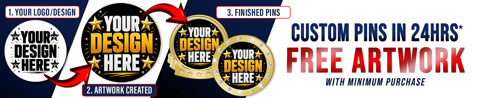 Custom Insert Pins