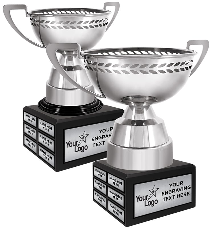 Elite Laurel Metal Cup Perpetual Trophies