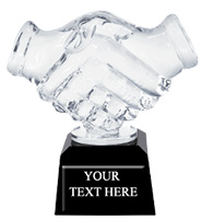 Shaking Hands Jewel Crystal