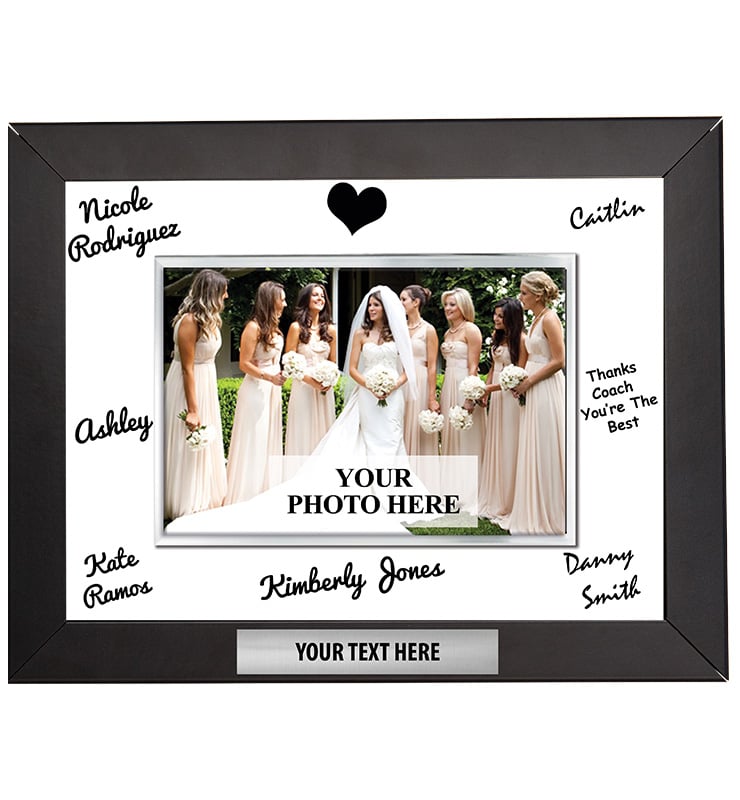 Horizontal Signature Frame Plaque