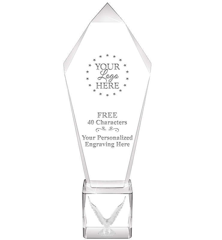 3D Eagle Ace Crystal