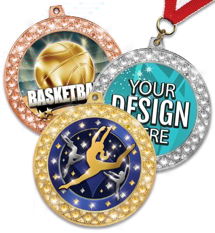 2 1/2" Twinkler Insert Medal