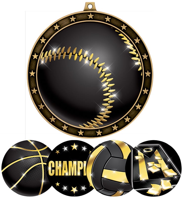 4" Universe Star Insert Medal