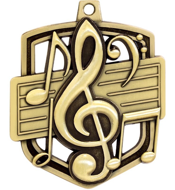 2 1/4" Admiral Music Medals