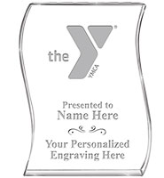 YMCA Hang Ten Wave Acrylic